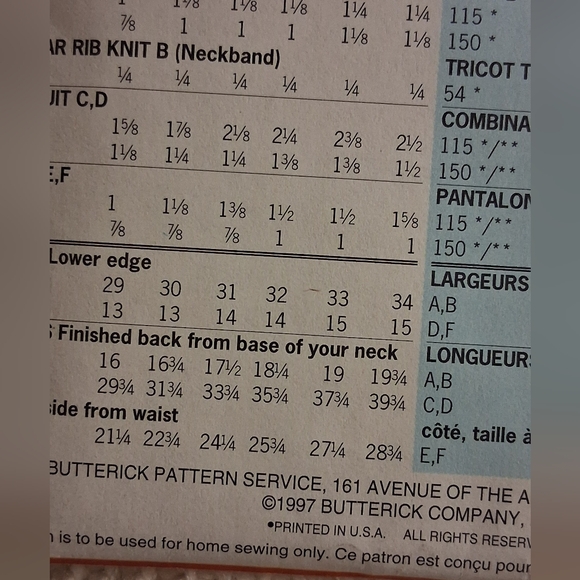 Butterick Kids Sewing Pattern 5164 💙❤️💛 - Picture 4 of 4